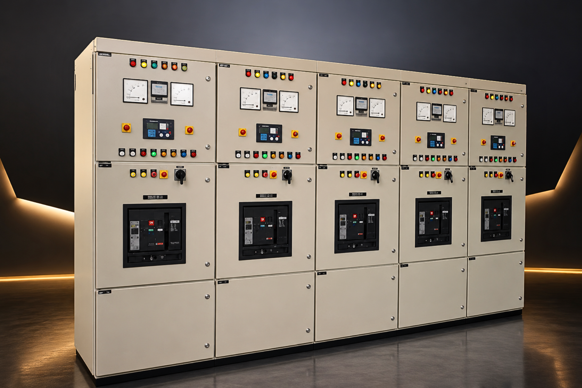 Compact silent diesel genset unit
